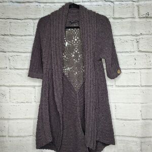 BCBGMaxazria Cardigan with Crochet Back Detail